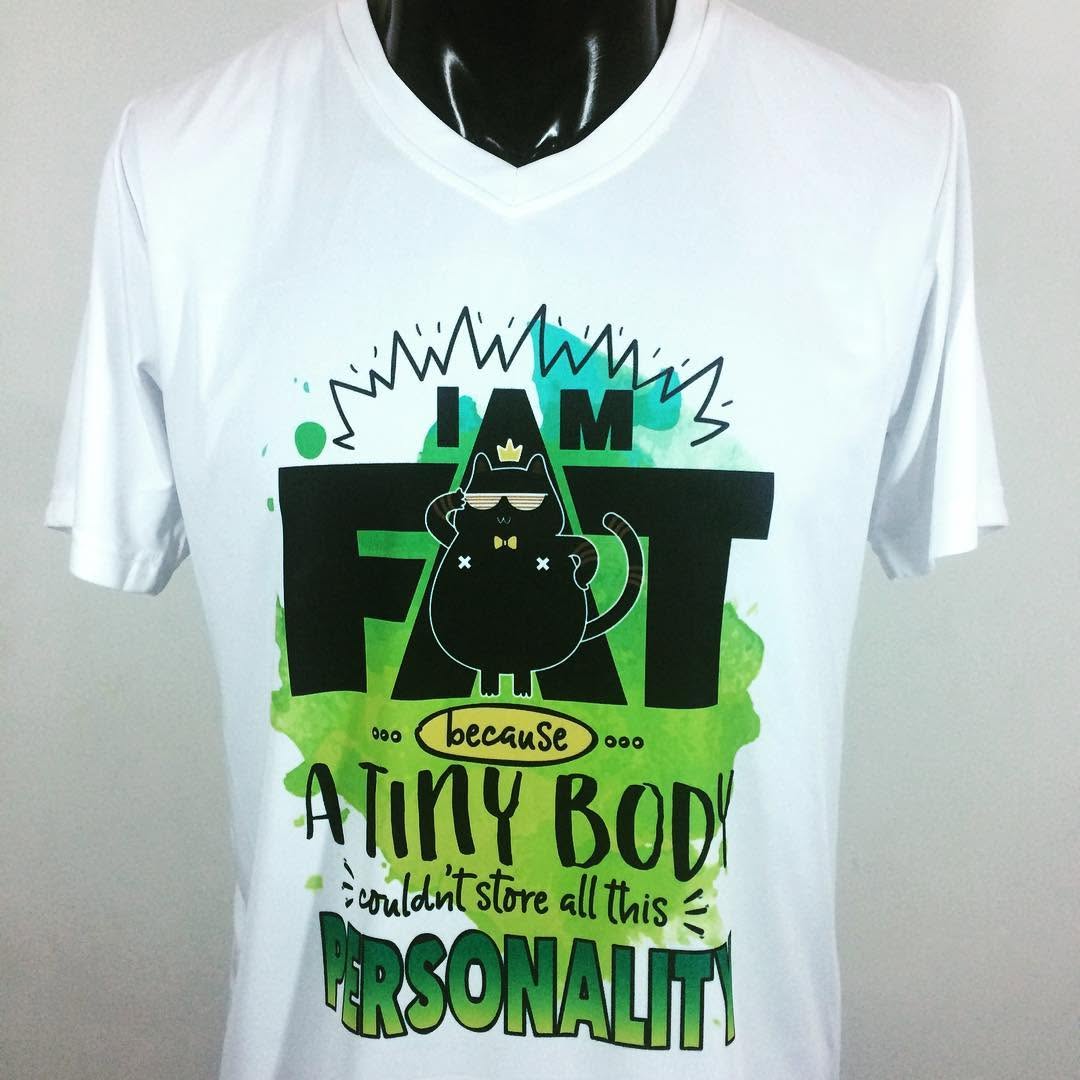 Tôi mập vì cơ thể nhỏ bé thì không đủ sức chưa cho nhân cách tuyệt vời này #aothuntuthietke #inaotheoyeucau #customtshir