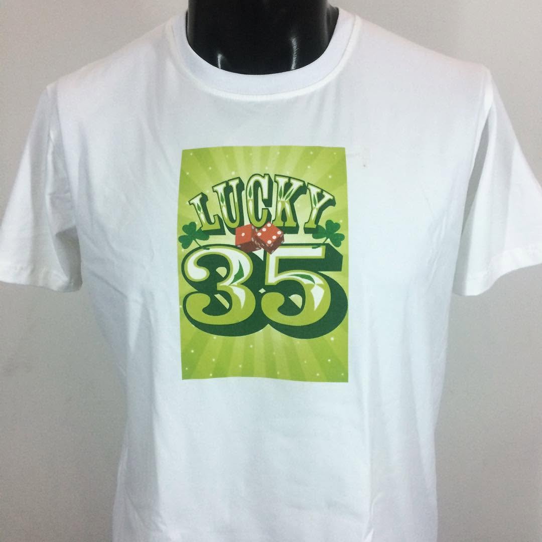 Lucky 35 #inaotheoyeucau #aothuntuthietke #customtshirt