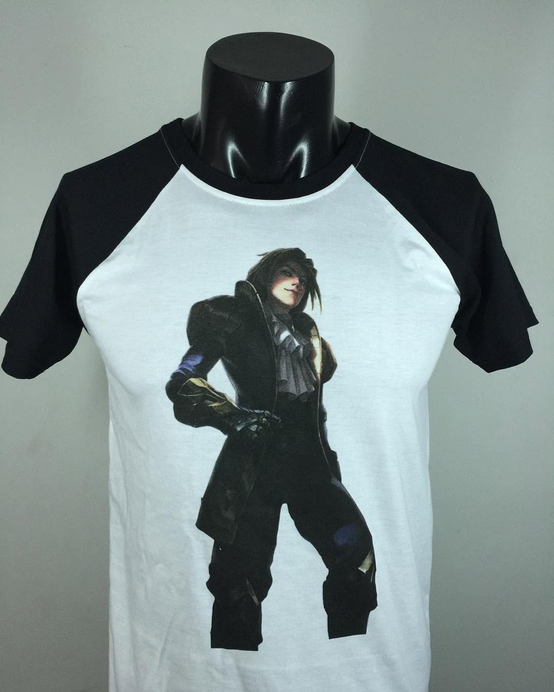 Raglan tay ngắn #fullblack #customtshirt #aothun