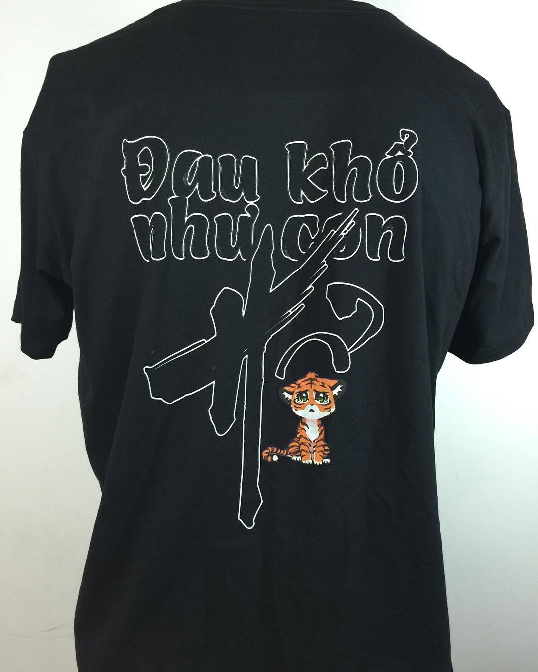 Đau khổ như con Hổ 😂 #aothun #aothuntuthietke #customtshirt #tiger🐯
