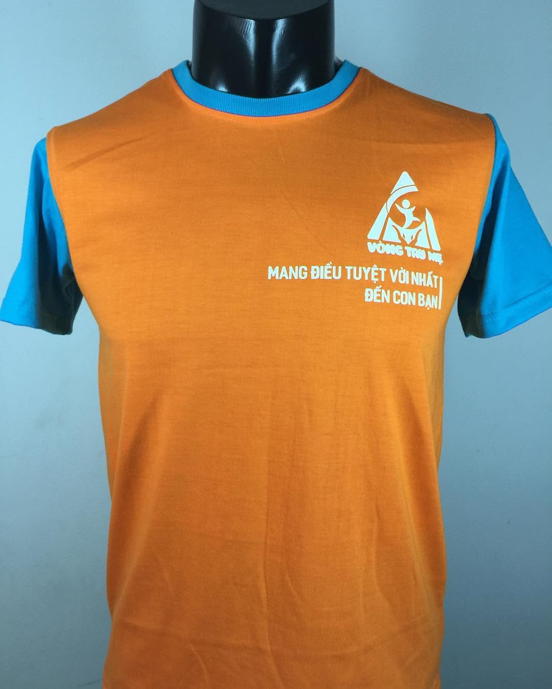 Đồng phục cty Vòng tay mẹ #aothuntuthietke #customtshirt #aothun