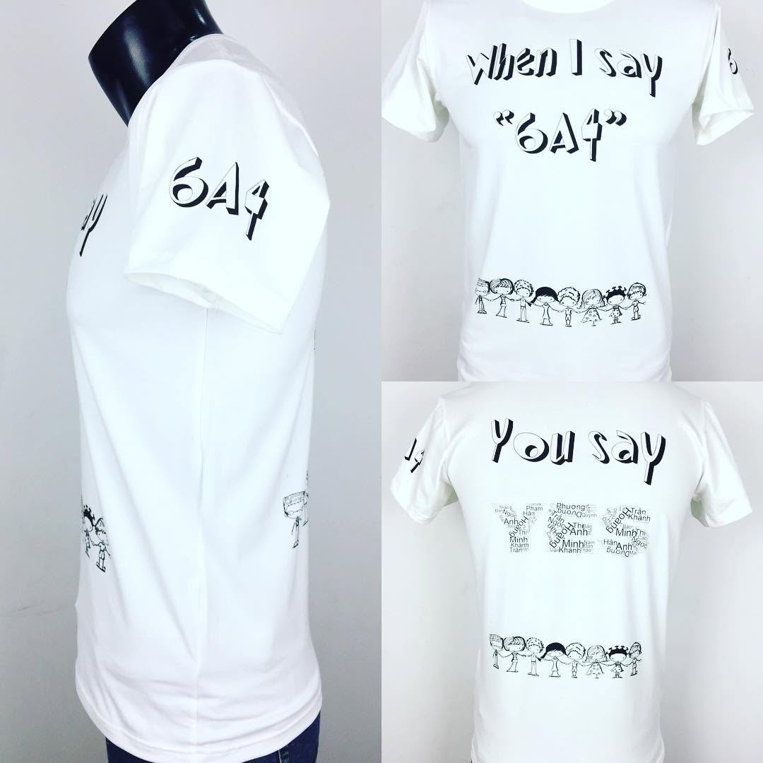 #dongphuc lớp 6a4 #uniform #customtshirt #inaotheoyeucau #aothuntuthietke