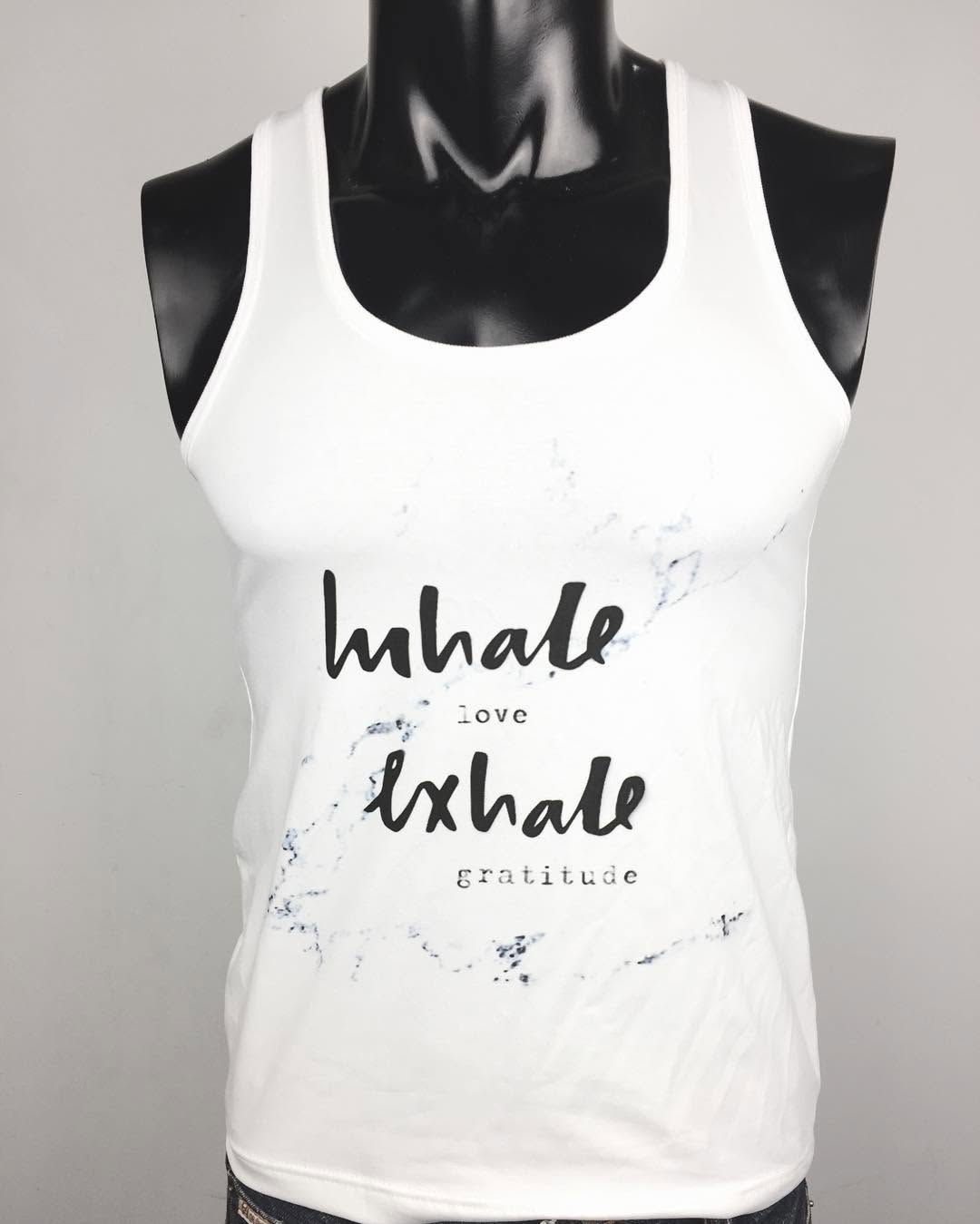 #inhaleloveexhalegratitude #inhale #love #exhale #gratitude #slogan #customtshirt #aothuntuthietke #inaotheoyeucau