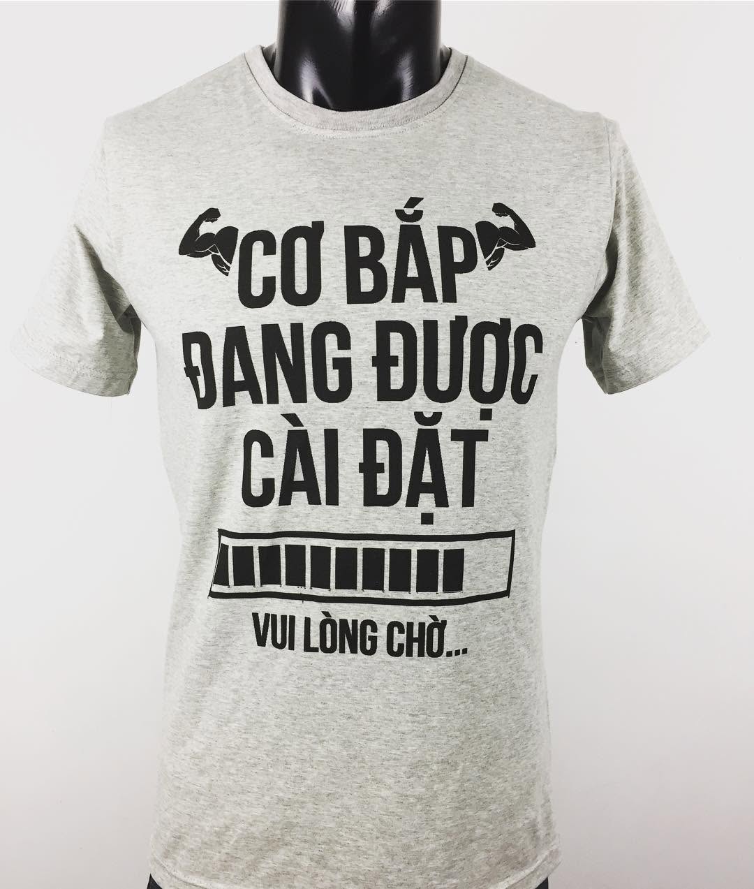 Cơ bắp đang được cài đặt #customtshirt #inaotheoyeucau #aothuntuthietke