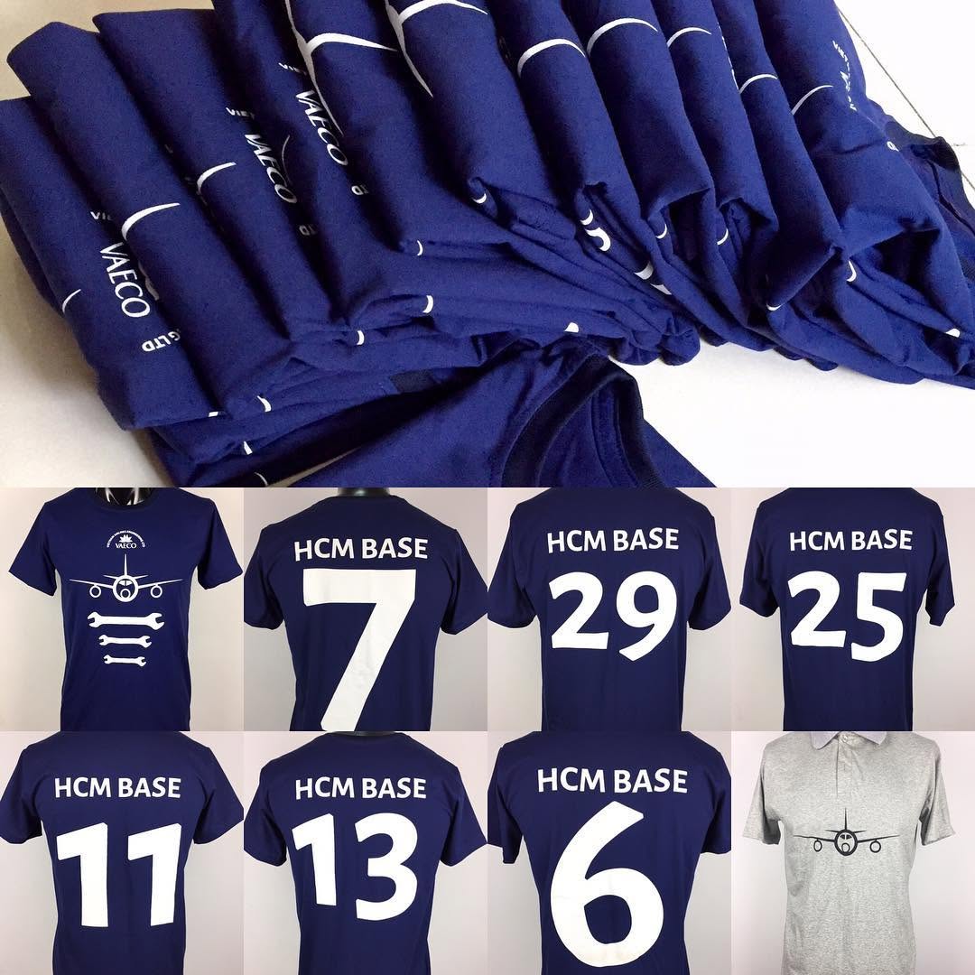 Đồng phục đội bóng vietnam airline #aothuntuthietke #inaotheoyeucau #customtshirt