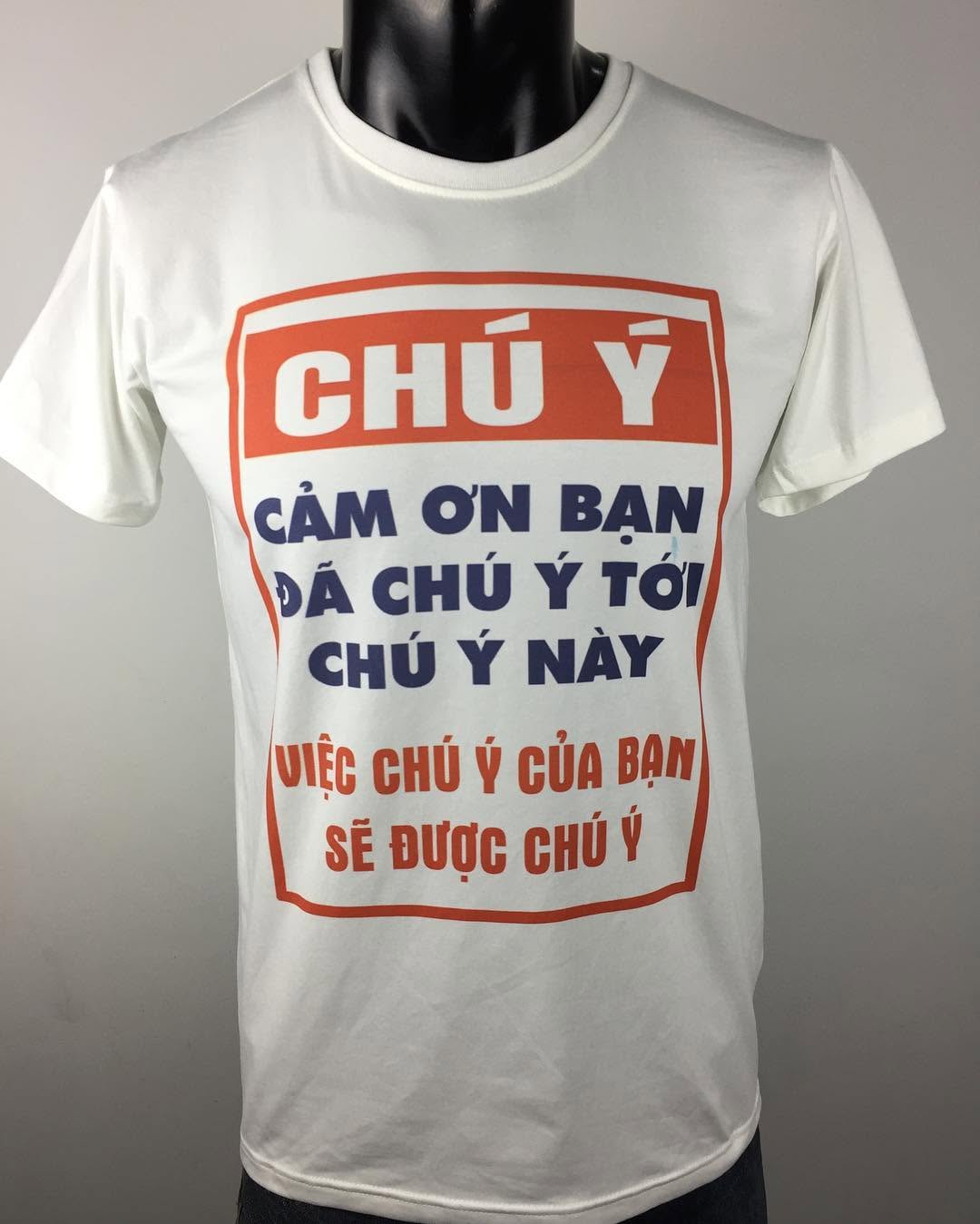 Loa loa loa chú ý ! #aothuntuthietke #inaotheoyeucau #customtshirt