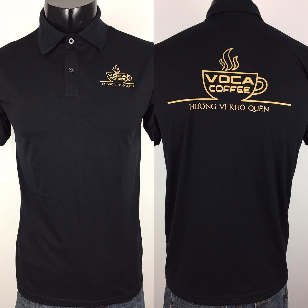 Đồng phục Voca #coffee #screenprinting #aothuntuthietke #inaotheoyeucau #customtshirt