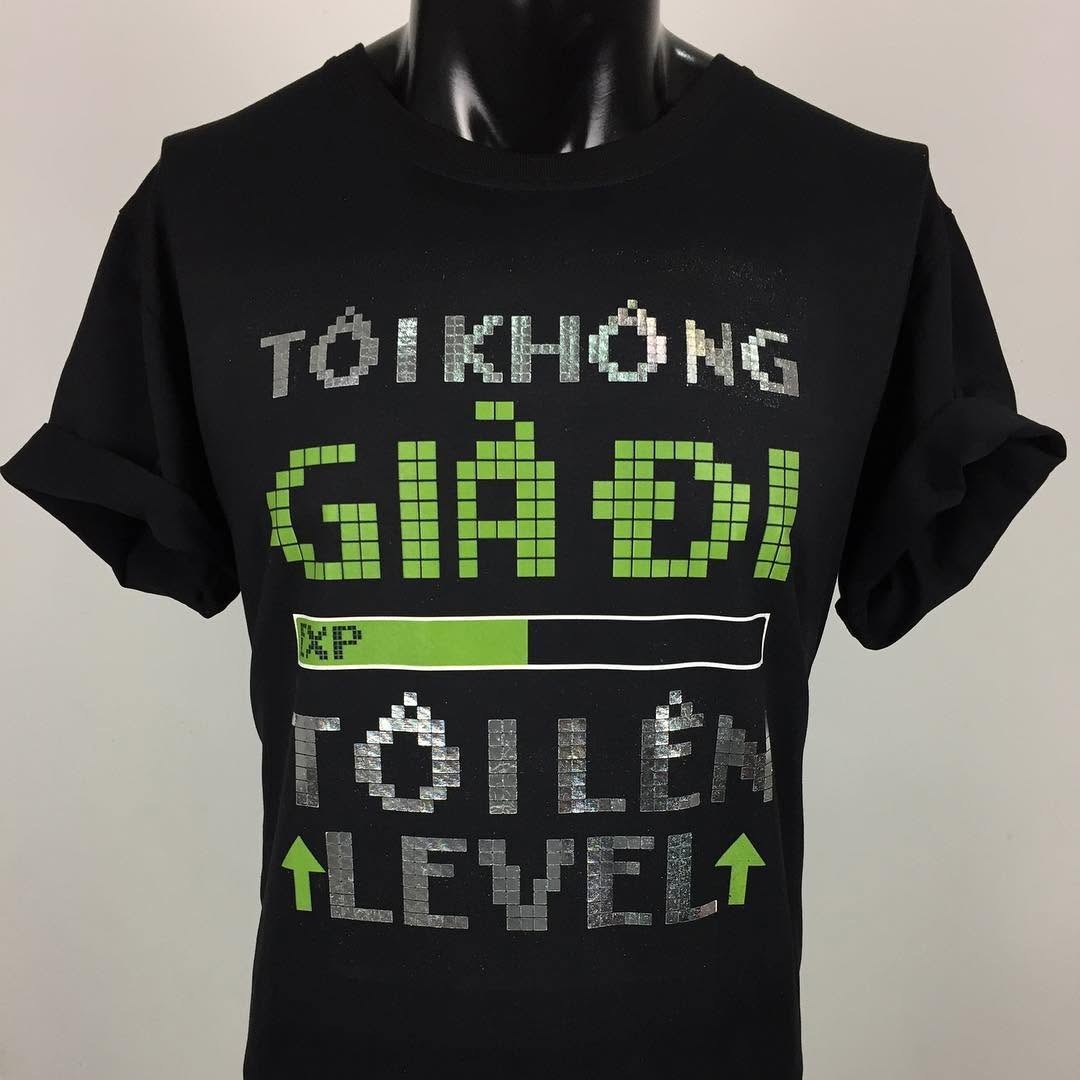 Tôi lên level #gamer #game #inaotheoyeucau #customtshirt #aothuntuthietke