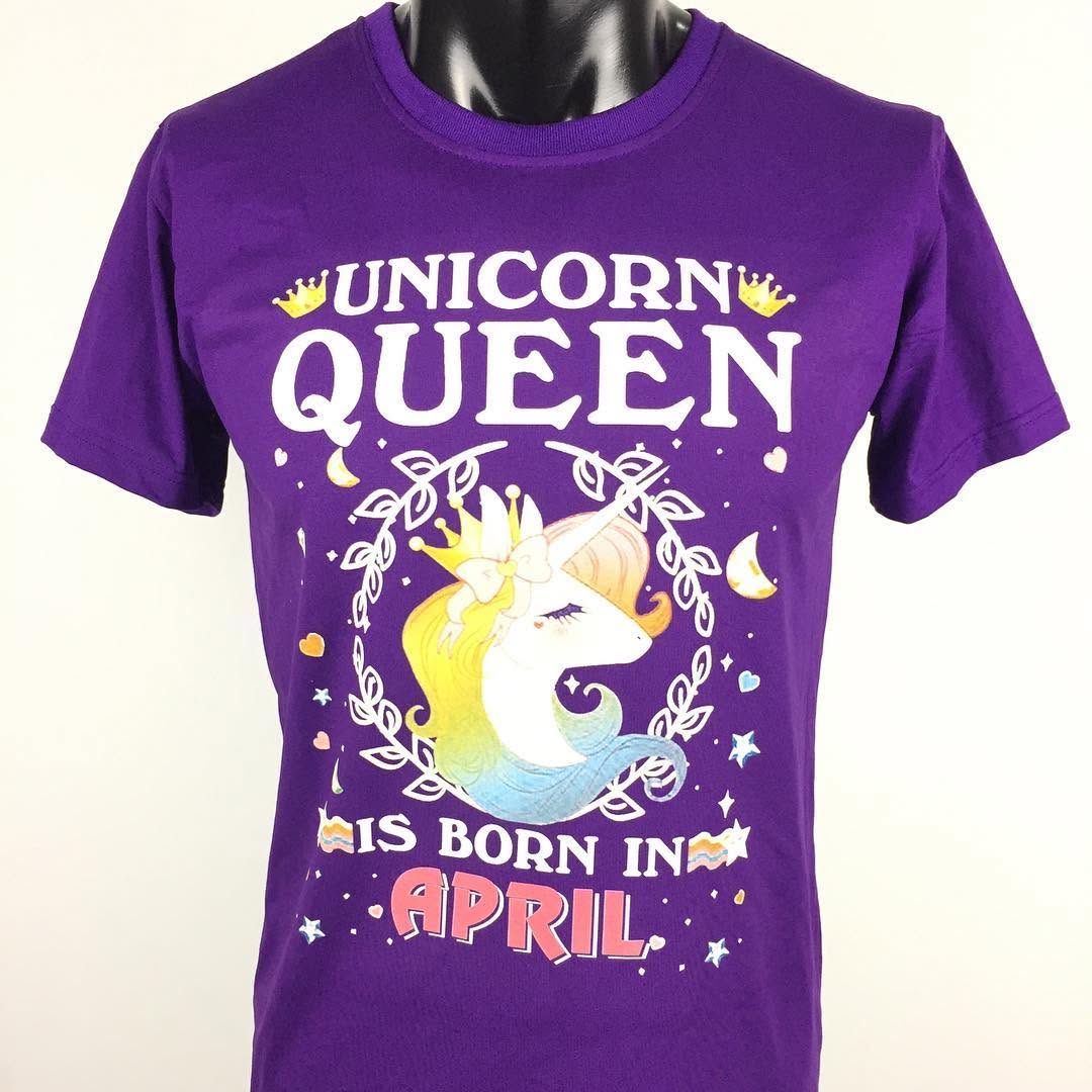 #unicorn #queen #born #april #aothuntuthietke #customtshirt #inaotheoyeucau