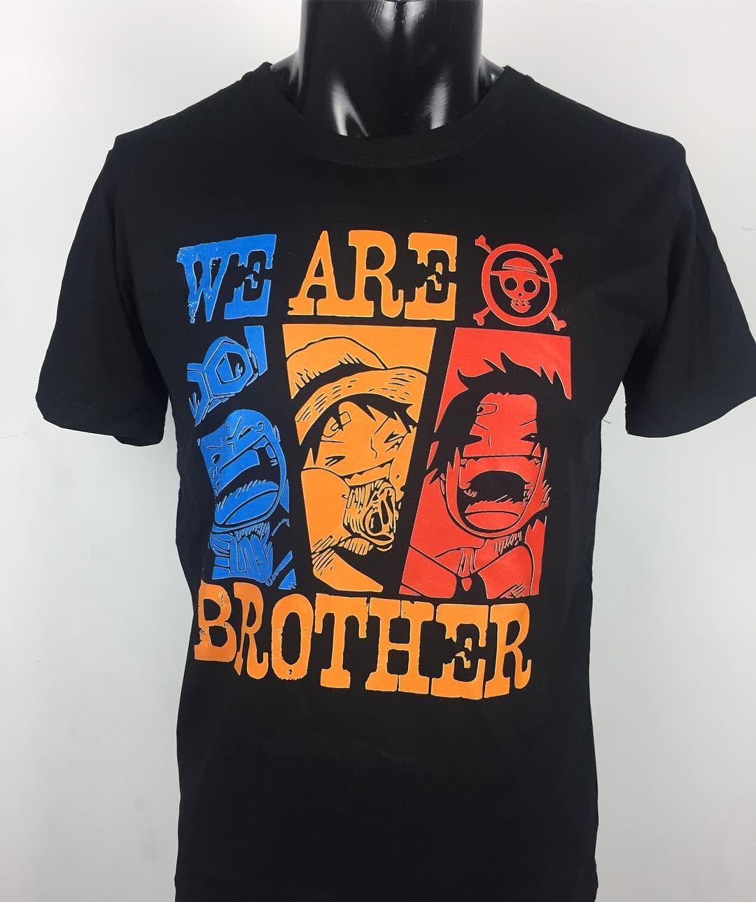 Chúng ta là anh em #onepiece #luffy #ace #aothuntuthietke #customtshirt #inaotheoyeucau