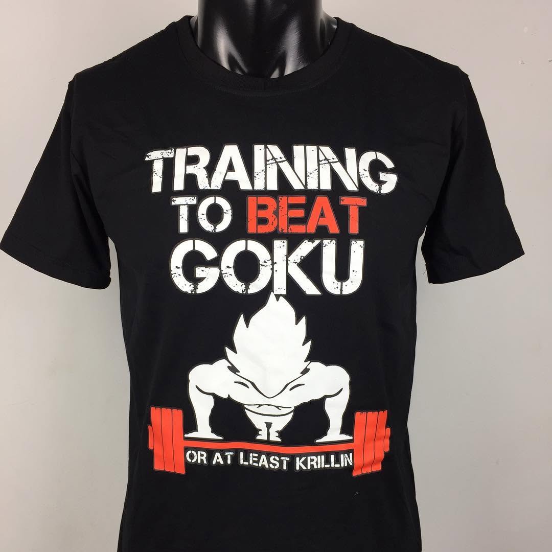 #training to beat #goku or atleast #krillin #dragonball #gym #workout #motivation