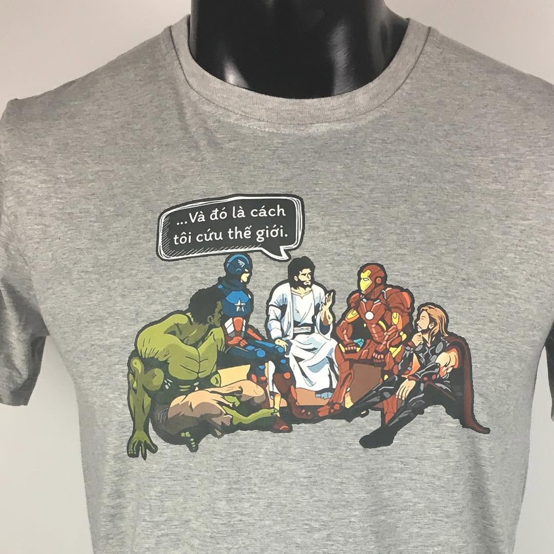 ...và đó là cách tôi cứu thế giới #avengers #jesus