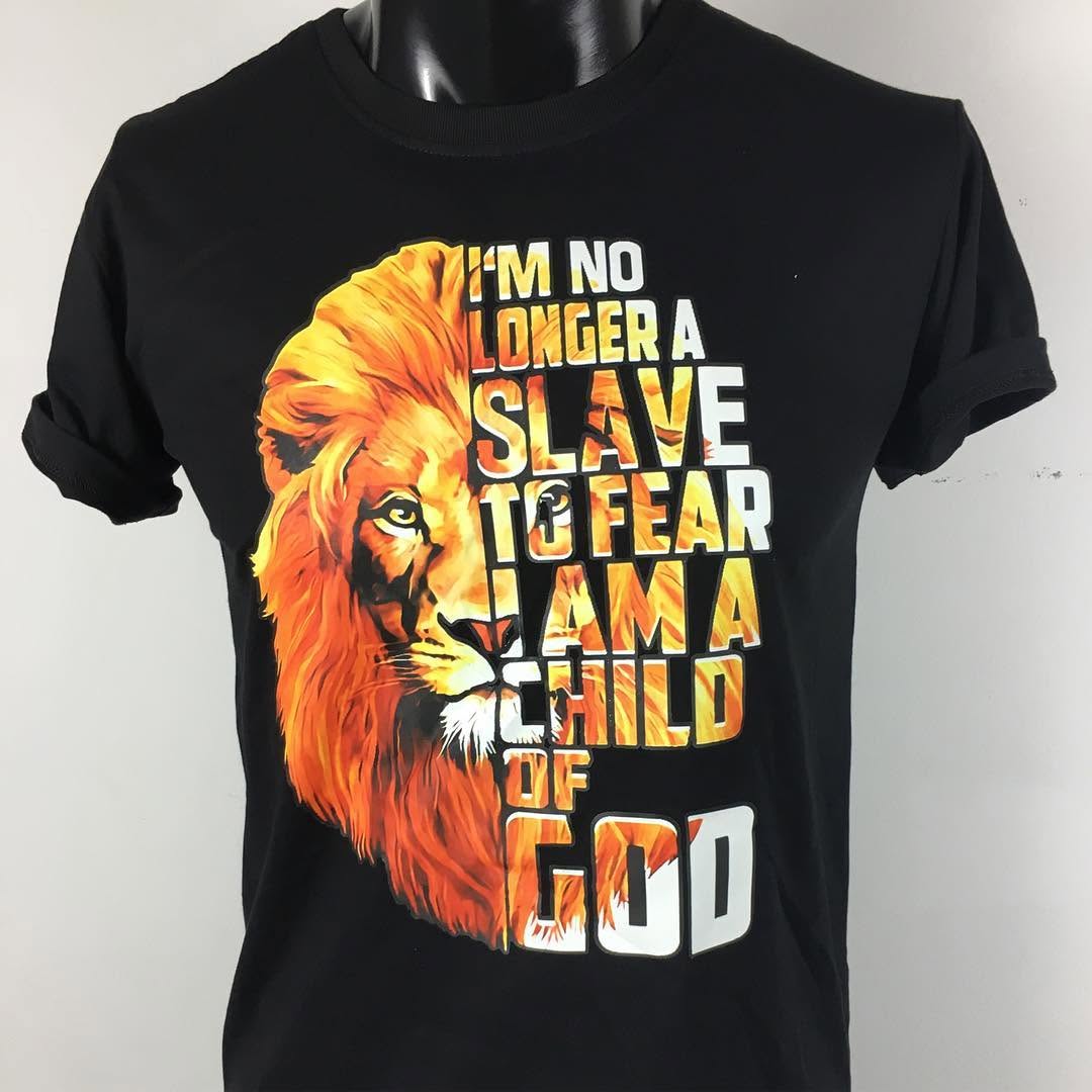 I’m no longer a #slave to #fear i am a #child of #god #lion #bible #christian #quotes