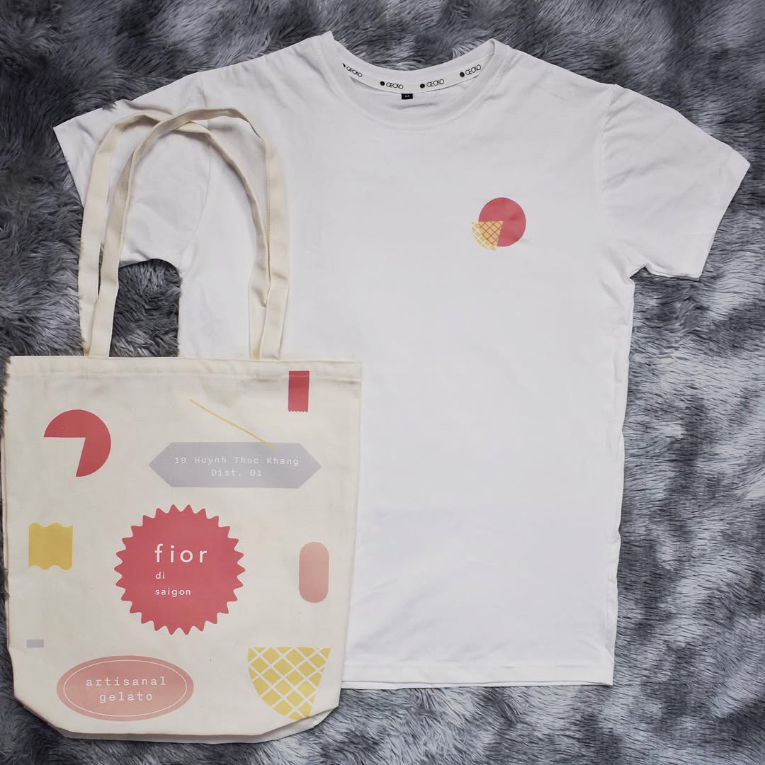 Đồng phục áo thun & túi canvas #customshirt #uniform #dongphuc