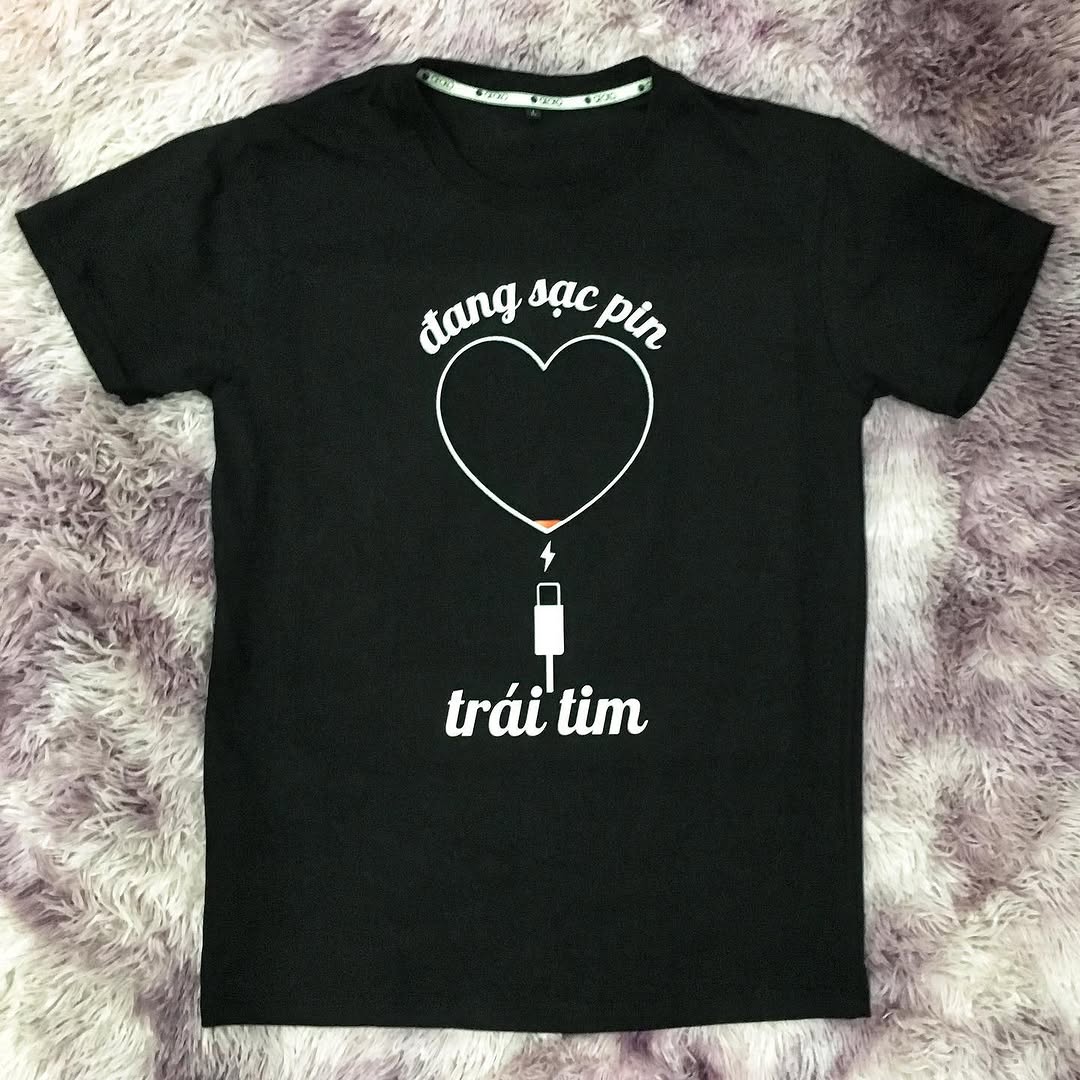Recharge con tim ❤️ #customtshirt #aothuntuthietke #inaotheoyeucau