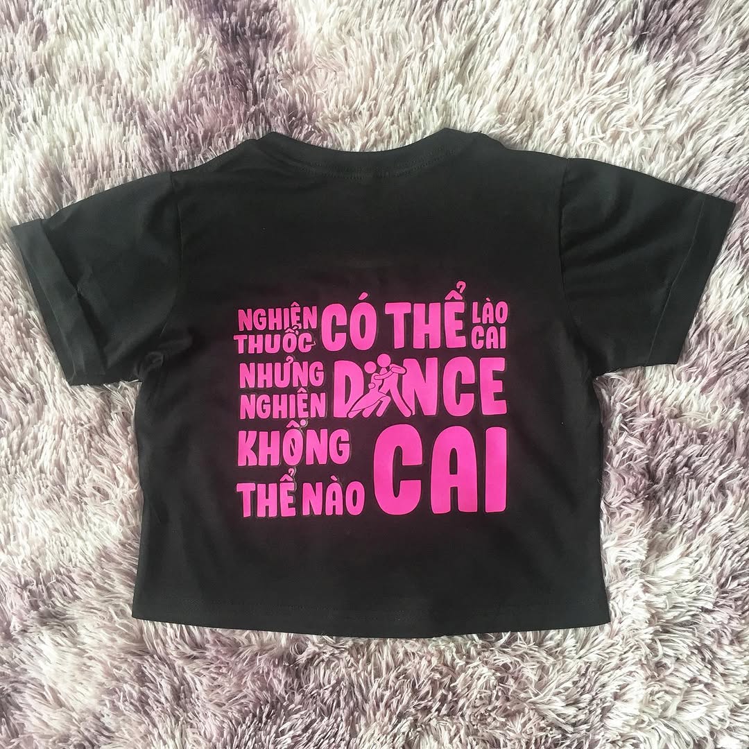 Croptop rất ngầu của một dancer thiết kế #inaotheoyeucau #aothuntuthietke #binz #binzpoet