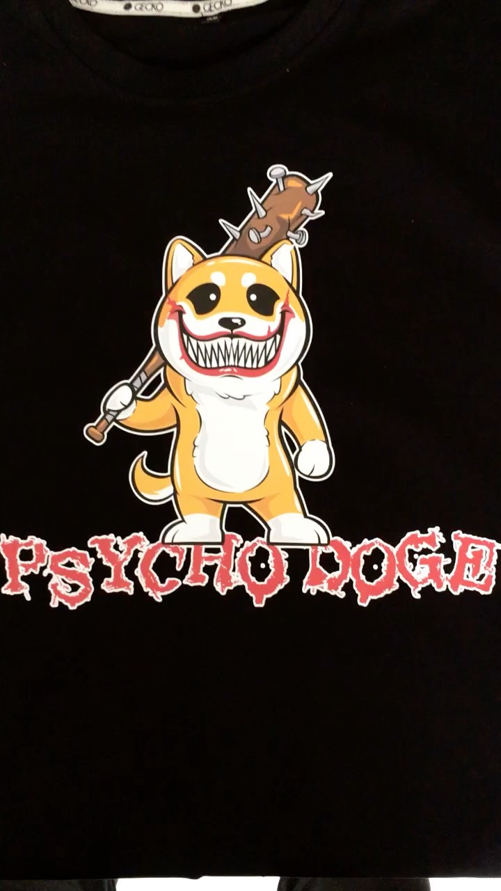 Áo thun custom #psychodoge #customtshirt #inaotheoyeucau #vinylprinting