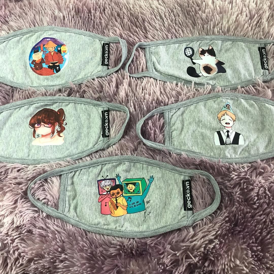 Khẩu trang xám | grey mask #custommask customtshirt #aothuntuthietke #inaotheoyeucau