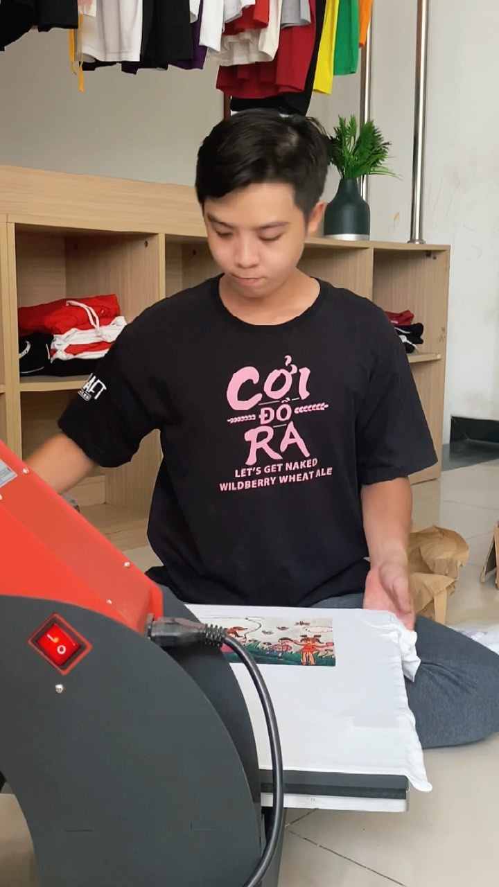 Từ hình vẽ lên áo thun #customtshirts #customtshirt #inaotheoyeucau #aothuntuthietke