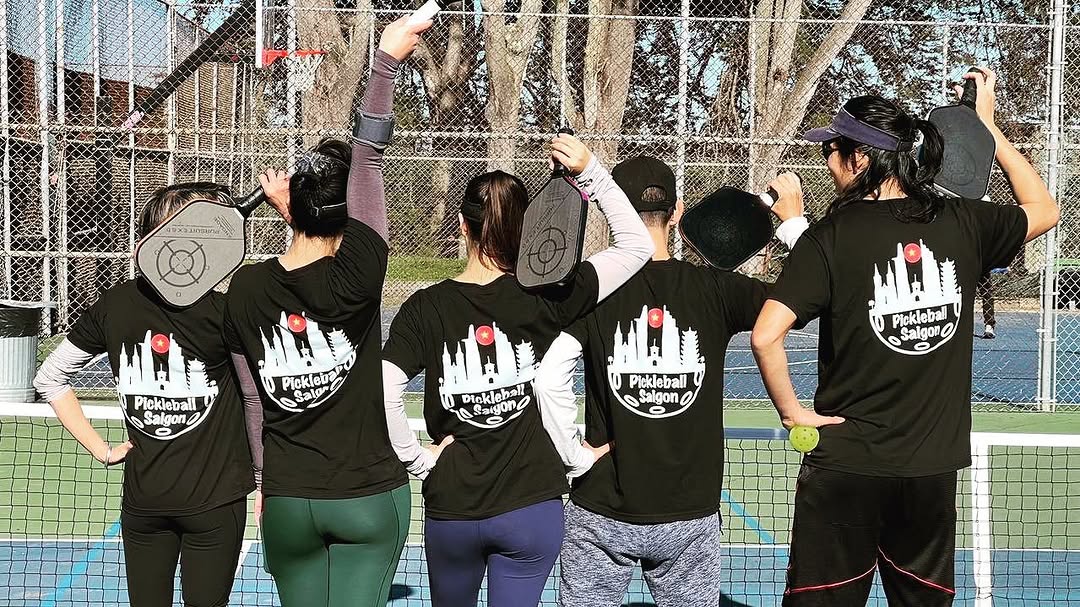 Pickleball Saigon 🥰 #customtshirts #uniform #inaotheoyeucau #aothuntuthietke